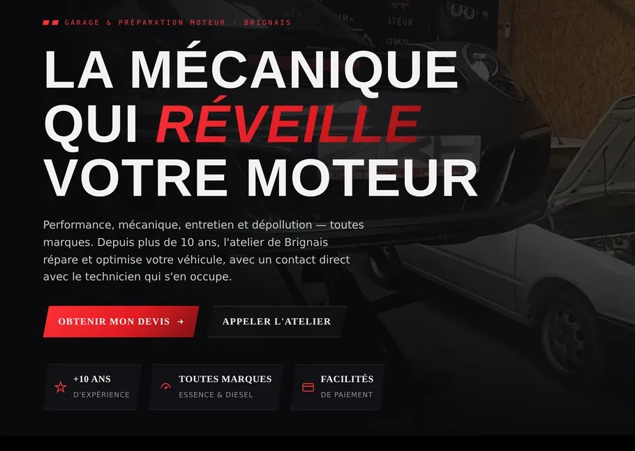 Capture du site AKH Motorsport réalisé par NovaWeb